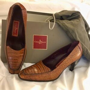 Cole Haan Genuine Alligator Pumps – With Box